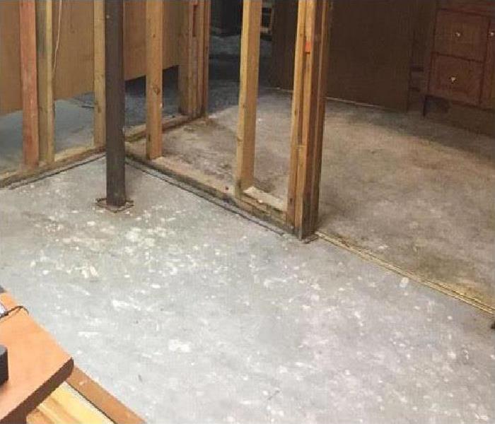 water damaged home