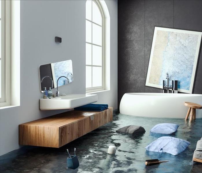 Flooded Bathroom